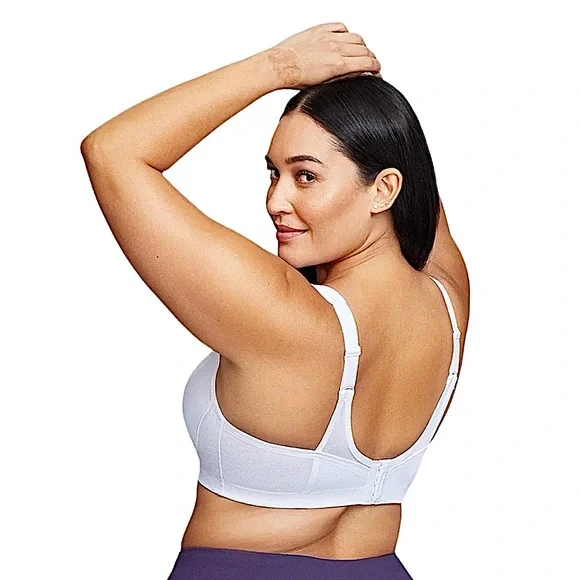 - Glamorise 40I White MagicLift Seamless Sport Bra! NEW! - Picture 3 of 15